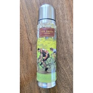 Ted Baker London Bicyclist Theme Thermal Vacuum Hot/Cold Beverage Carafe - NWOT